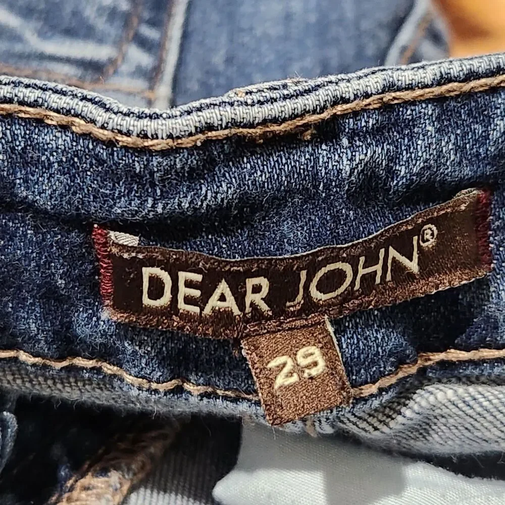 Dear John Denim Jeans Size 29 Blue Distressed Style
